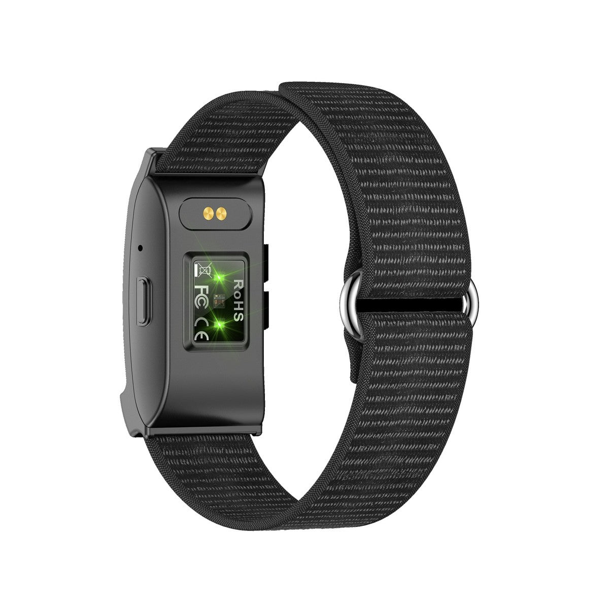 NILOX Screenless Smart Band with 2 Straps Black