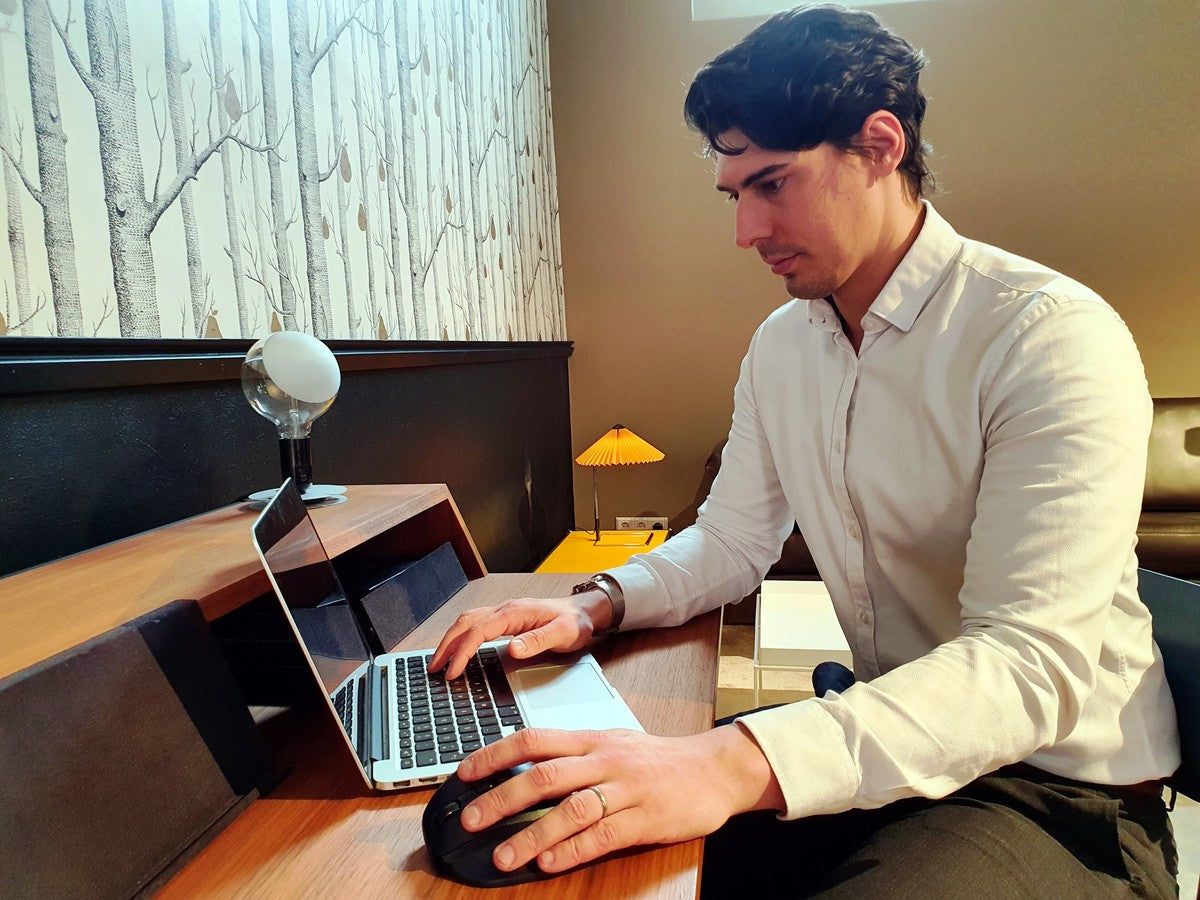 ERGOLEBEN VM Maus kabellos - links - medium