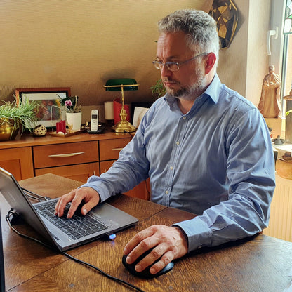 ERGOLEBEN VM Maus kabellos - links - medium