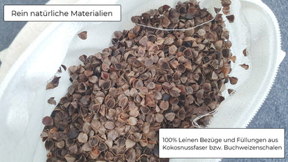 ERGOLEBEN Akupressur Premium Matten Set braun