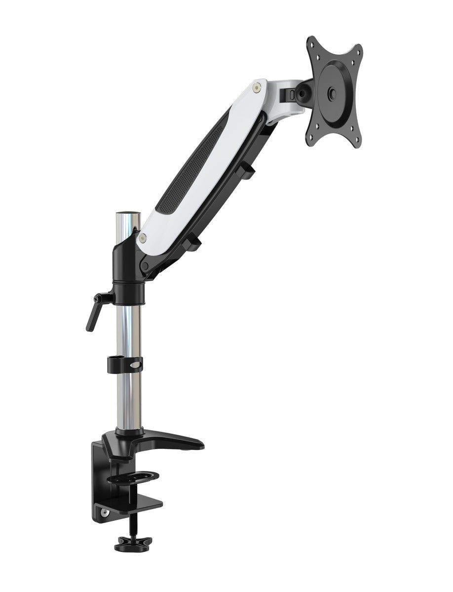 ERGOLEBEN GS120TK 1 Monitor Tischhalterung | 15-32 Zoll | Gasdruckfeder | höhenverstellbar | drehbar schwenkbar neigbar |VESA 75/100 | bis 8kg Monitor