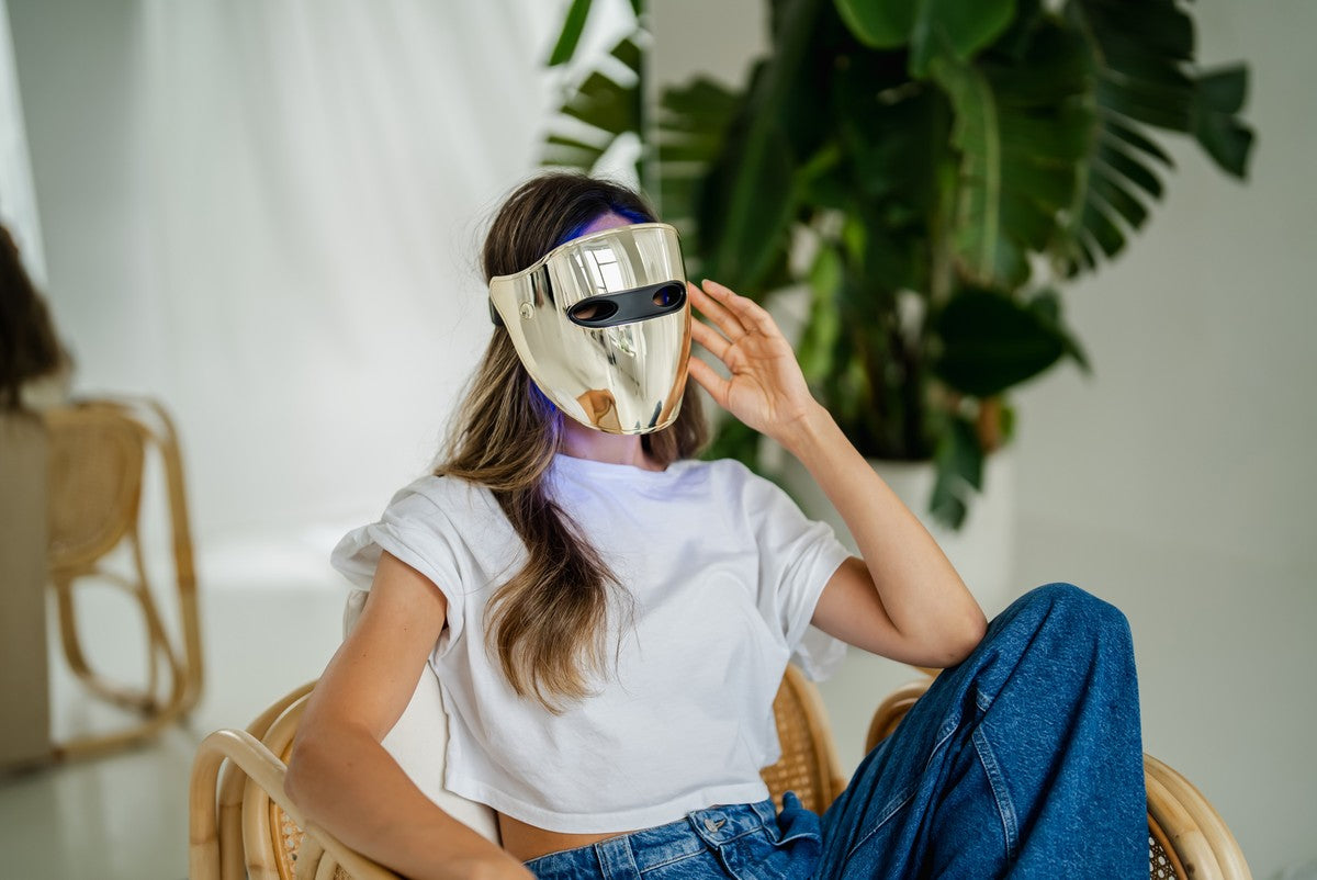 BEAUTIFLY AURA Gold LED Maske