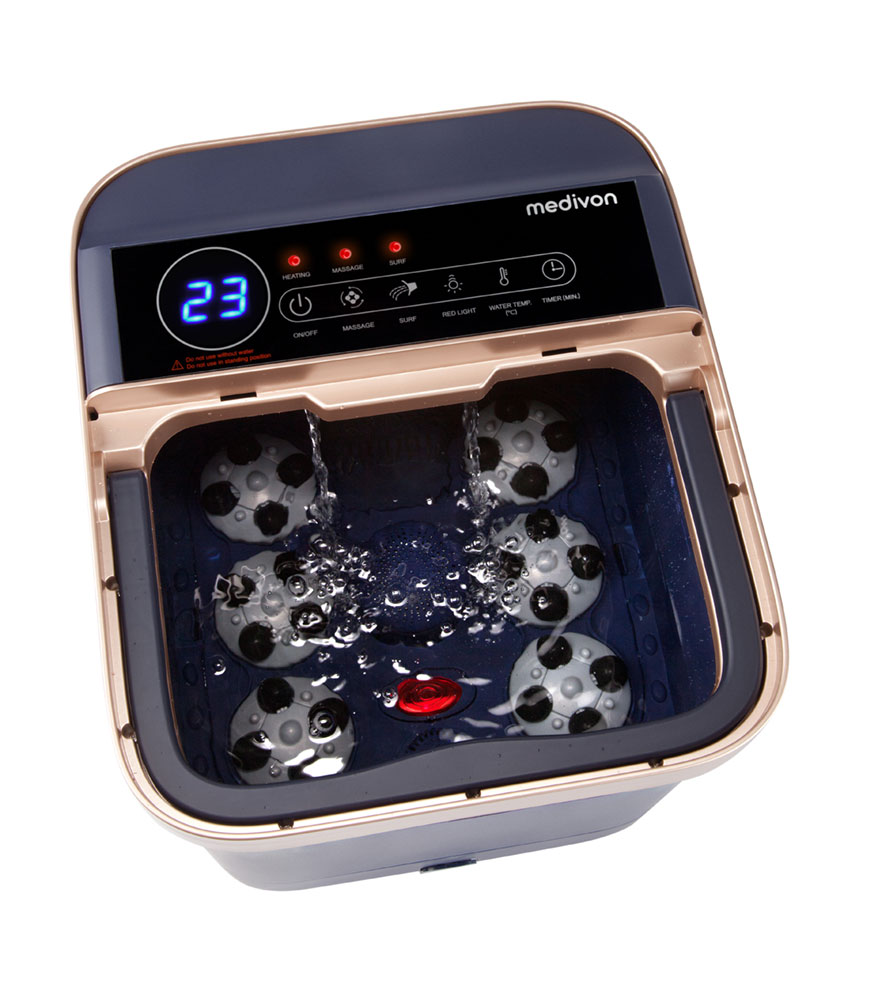 MEDIVON Hydro Wasser Shiatsu Fußmassagegerät