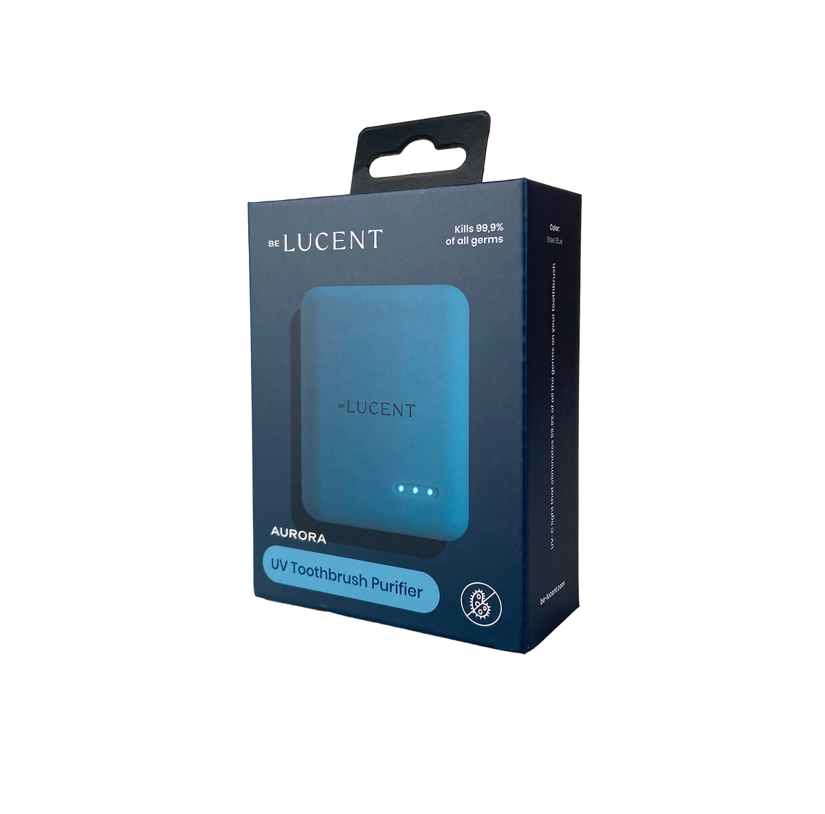 LUCENT Aurora Zahnbürsten Sterilisator blau