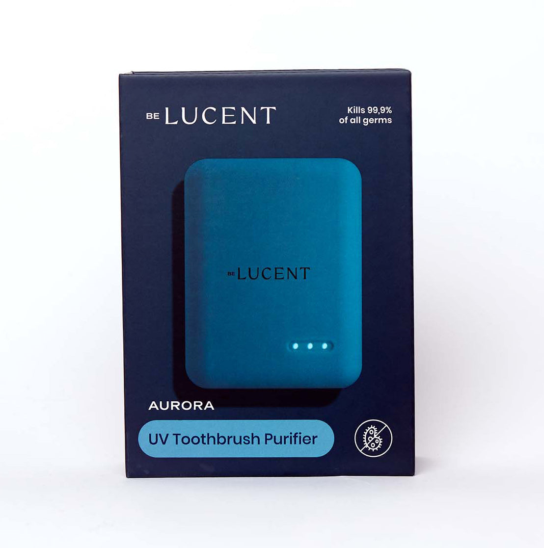 LUCENT Aurora Zahnbürsten Sterilisator blau