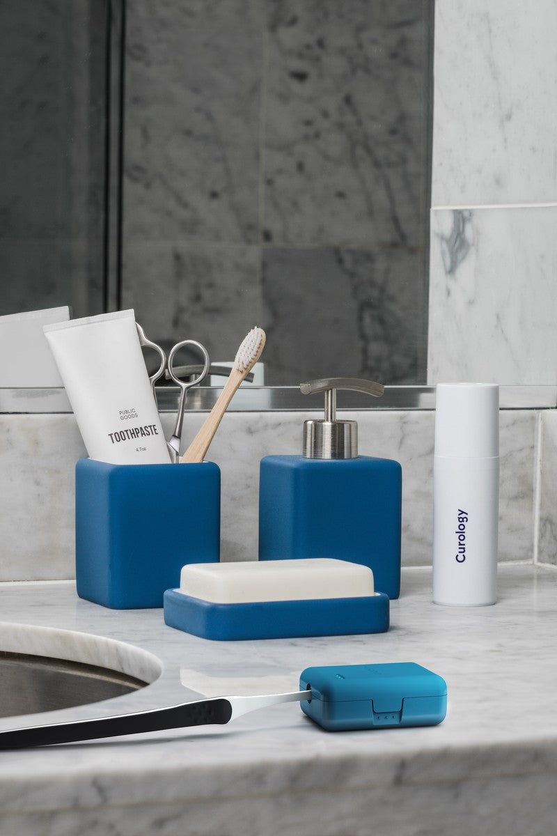 LUCENT Aurora Zahnbürsten Sterilisator blau