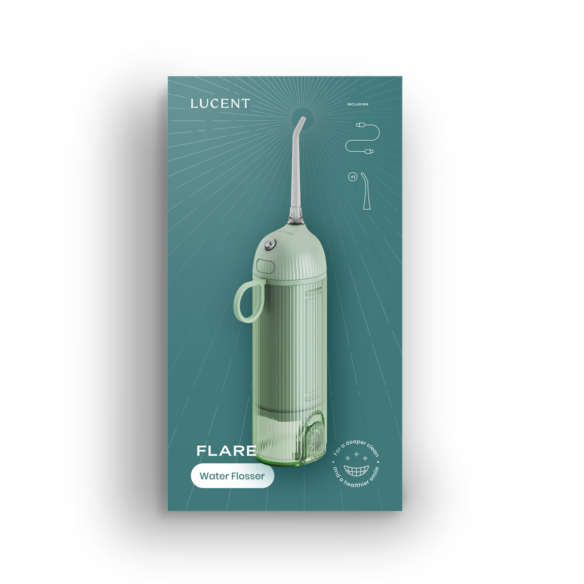 LUCENT Flare Mundreinigung Wasserflosser Set
