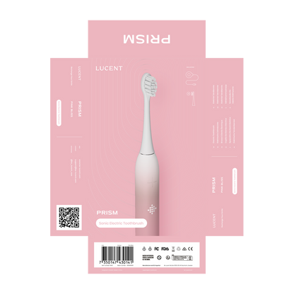 LUCENT Prism Elektrische Schall Zahnbürste pink