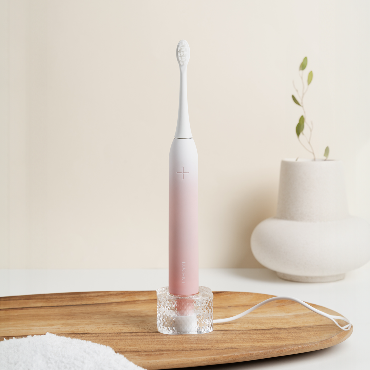 LUCENT Prism Elektrische Schall Zahnbürste pink