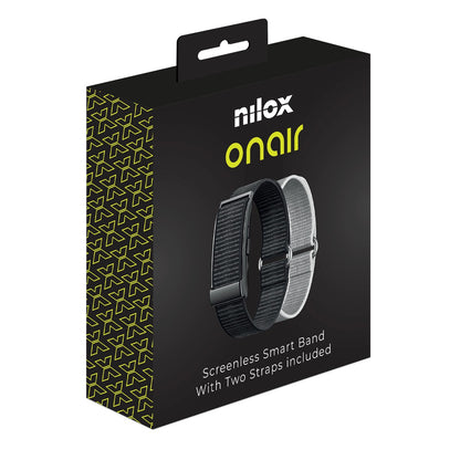 NILOX Screenless Smart Band with 2 Straps Black