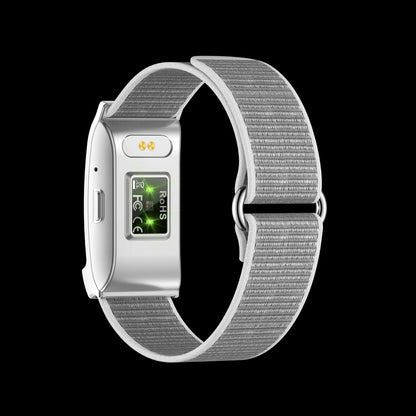 NILOX Screenless Smart Band with 2 Straps Silver