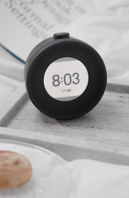 MUDITA Harmony 2.0 Wake Up Wecker e-ink Display sw