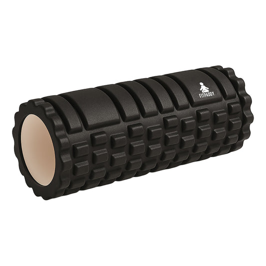 FITPADDY EVA Massage Rolle Schwarz