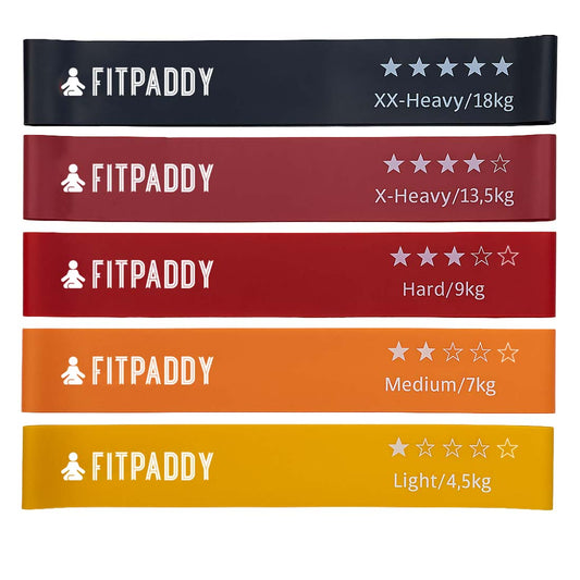 FITPADDY Widerstandsbänder Set 5-teilig