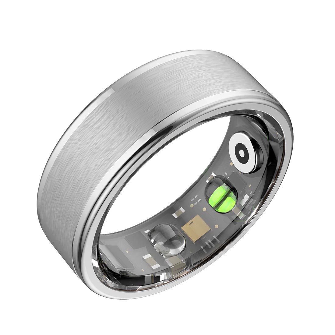 FITPADDY Smart Ring Edelstahl S