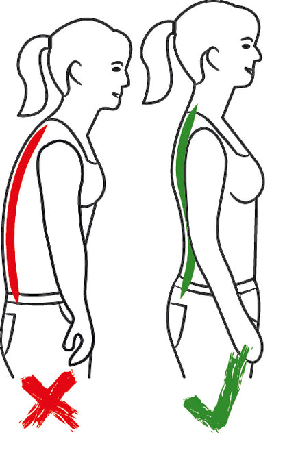 HYDAS Geradehalter mit Stützgürtel & Outlast® ws
