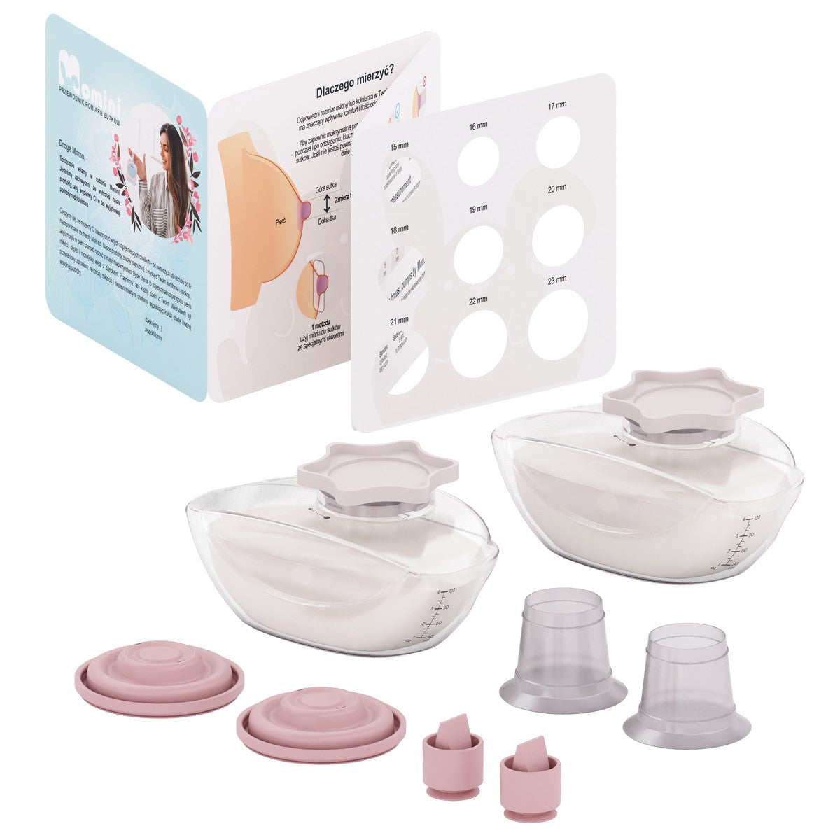 MOMINI TwinHarmony Doppel-Milchpumpe 2in1