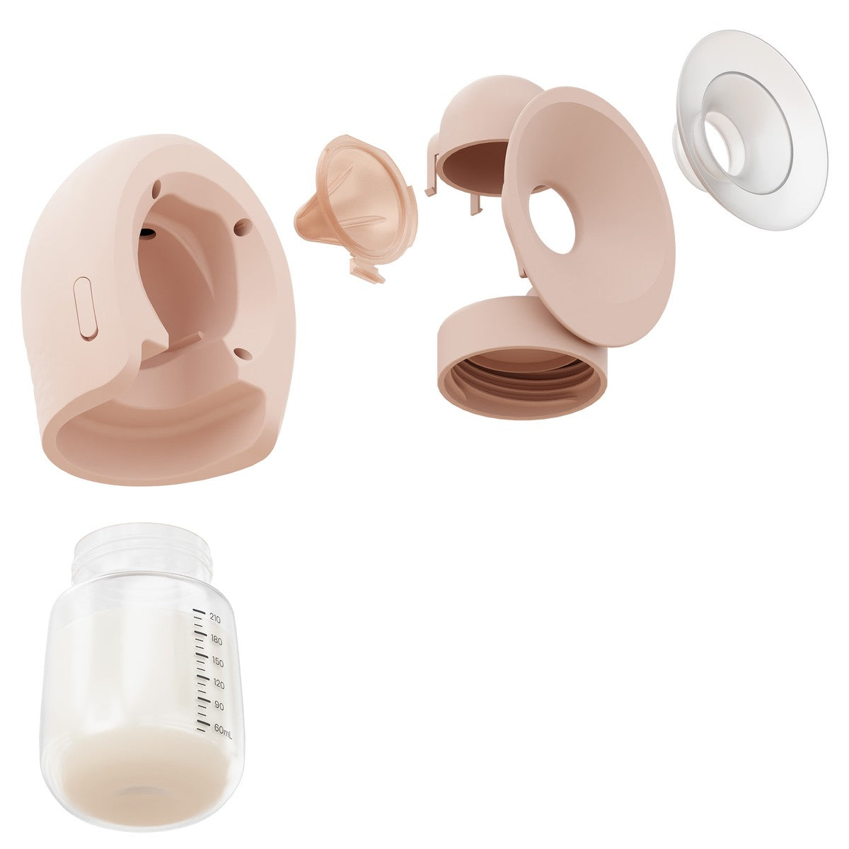MOMINI SippyPump Kabellose Milchpumpe 2in1