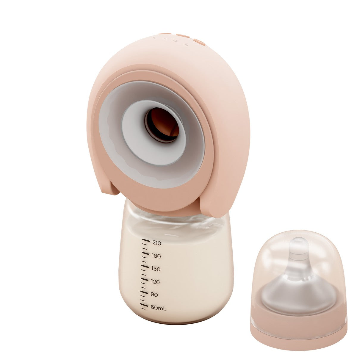 MOMINI SippyPump Kabellose Milchpumpe 2in1