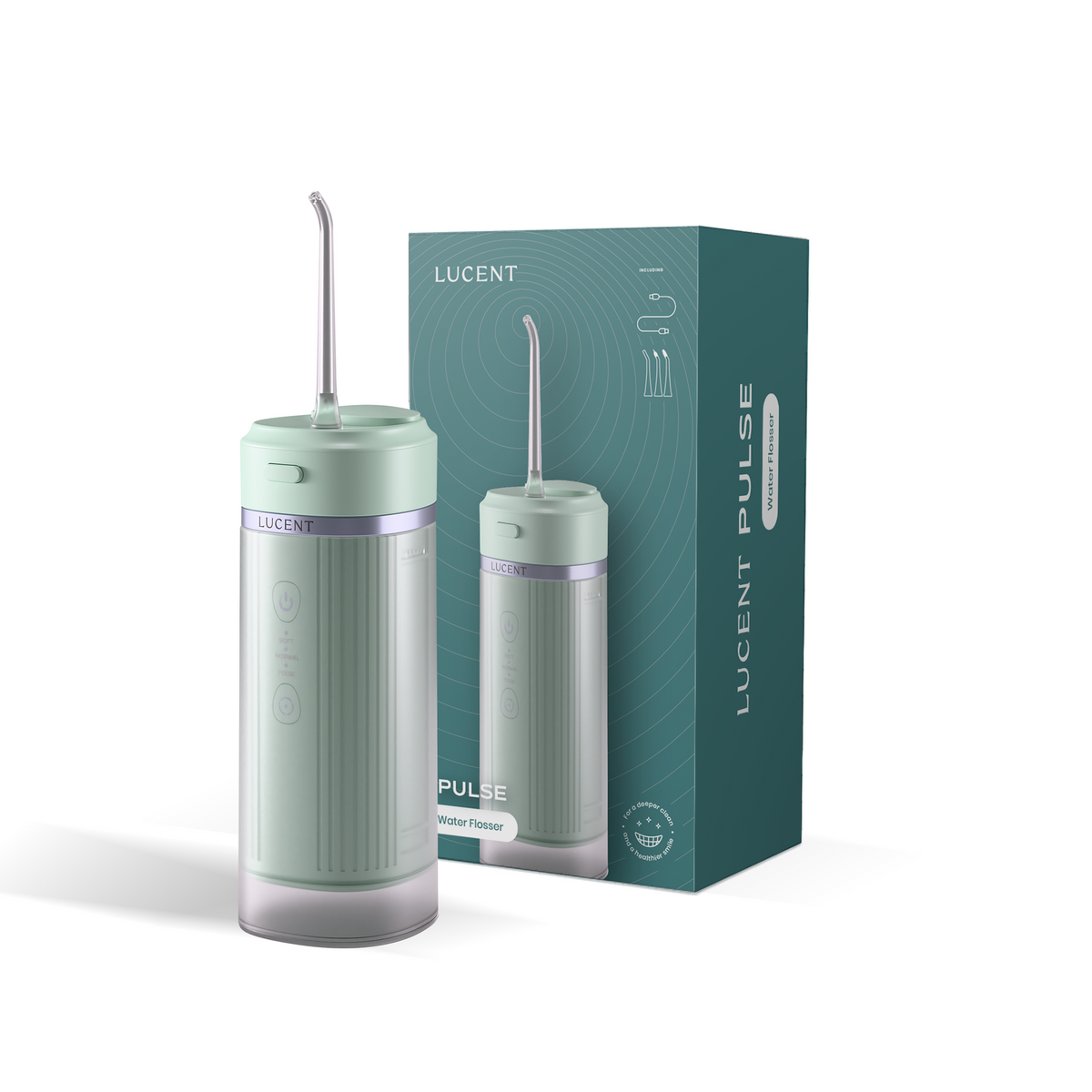 LUCENT Pulse Mundreinigung Wasserflosser Set
