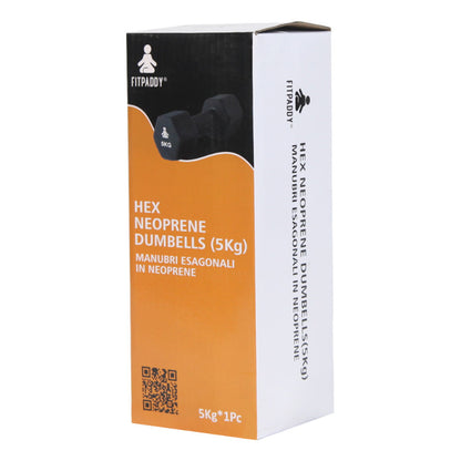FITPADDY Kurzhantel 5 kg Neopren