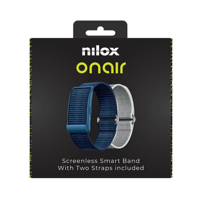 NILOX Onair Fitness Band 25 Tage Akku blau