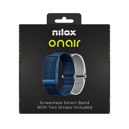 NILOX Onair Fitness Band 25 Tage Akku blau